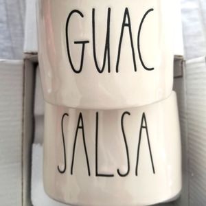 Rae Dunn Salsa & Guac Bowl Set